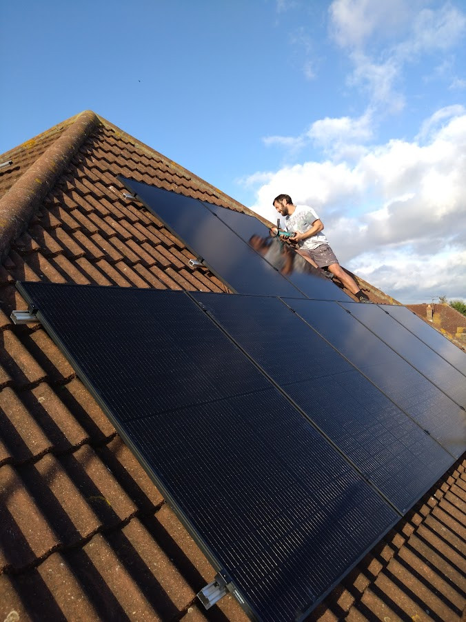 Another successful Southend solar installation by Lawson electrical
