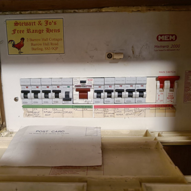 Faulty Fuseboard Replacement